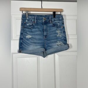 AE Curvy Hi Rise Super Stretch Shortie Size 2